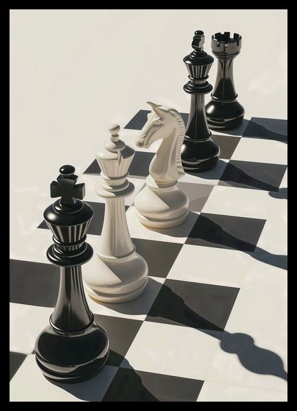 Plakat 29,7x42cm Szach i Mat zdjęcie 2