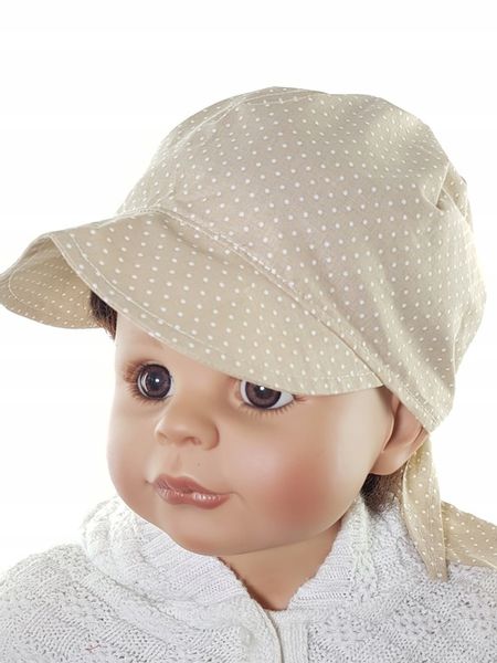 POLSKA UNIWERSALNA CZAPKA CHUSTKA CHUSTECZKA NA GŁOWĘ Z DASZKIEM 40 WZORÓW zdjęcie 12