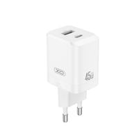XO ładowarka sieciowa CE36 PD 45W USB-C i USB biała
