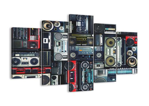 Obraz Na Płótnie - Technika Magnetofon - 150X100 Cm - Ea150X100-3875 na Arena.pl