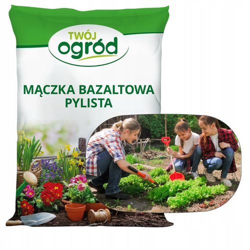 Mączka bazaltowa 10kg NAWÓZ WZAMACNIJĄCY ROŚLNY na Arena.pl