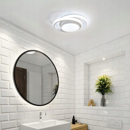 LAMPA SUFITOWA PLAFON LED OKRĄGŁY BIAŁY NOWOCZESNY DO SALONU 32W 6500K na Arena.pl