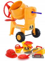 Gigant betoniarka +zestaw murarski 8 element