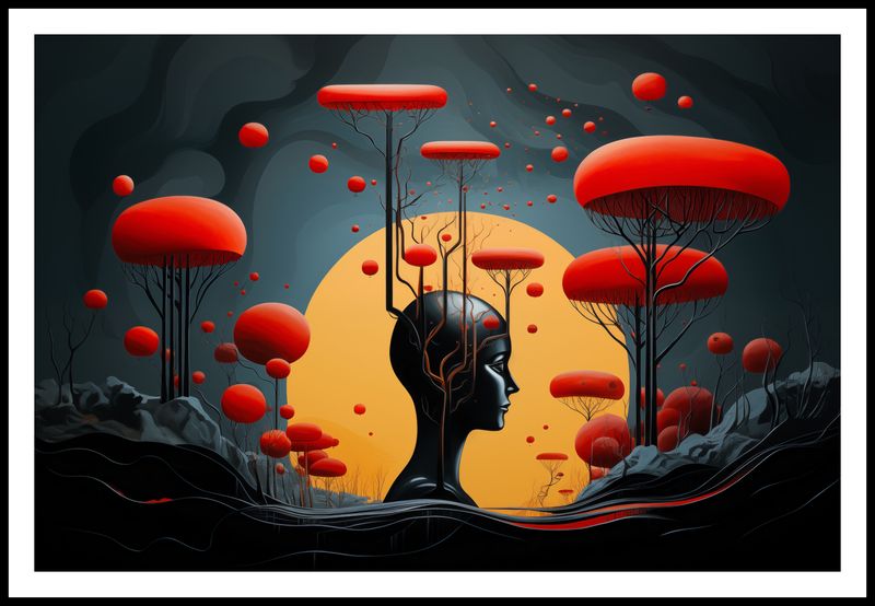 Plakat 91,5x61cm Myślokształty zdjęcie 3