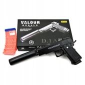 Pistolet colt metalowy tłumik 800 kulek gratis