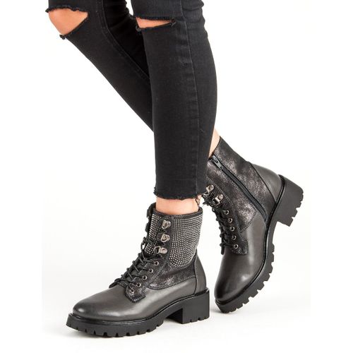 Sznurowane Workery Na Platformie r.38 na Arena.pl