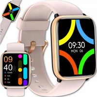 SMARTWATCH Damski Zegarek 3D WODOODPORNY POŁĄCZENIA POLSKIE MENU SPORT PULS