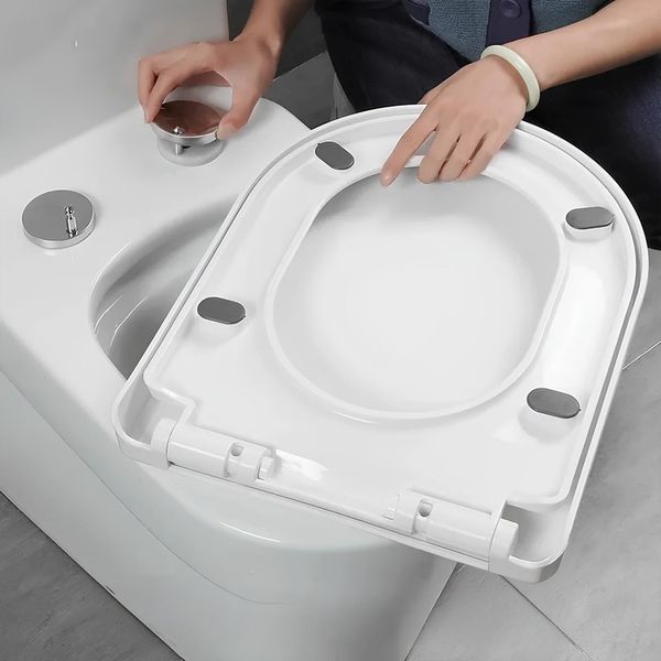 Deska Sedesowa Klozetowa Wolnoopadająca do WC Wypinana Uniwersalna ZAWIASY zdjęcie 7