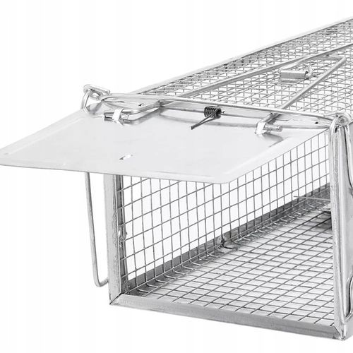 DUŻA ŻYWOŁAPKA NA MYSZY SZCZURY WYDRY ŁASICE KUNY PUŁAPKA ŁAPKA na Arena.pl