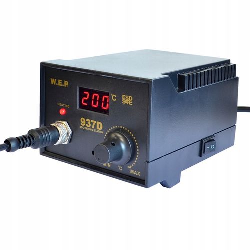 Stacja lutownicza grotowa kolbowa WEP 937D 60W chwytak smd od HOTAIR na Arena.pl