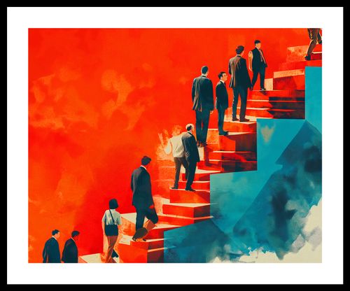 Plakat 50x40cm Metafory Sukcesu na Arena.pl