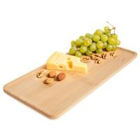 Talerz Bambusowy Taca na Przekąski Przystawki do Serwowania 35x15 cm