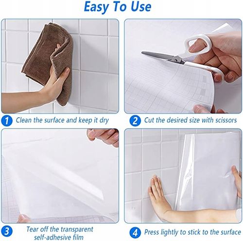 FOLIA OCHRONNA PRZEŹROCZYSTA NA ŚCIANĘ BEZBARWNA na Arena.pl