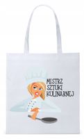 Dla Kucharza Kucharki Torba Eco Biała Shopper Z Nadrukiem Ze Zdjęciem