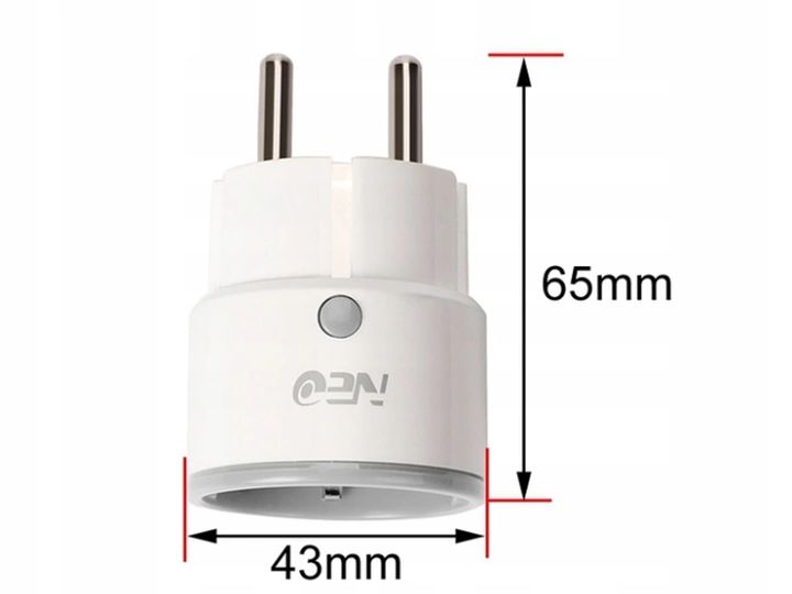 Inteligentne Gniazdko TUYA WIFI Smart 16A POMIAR zdjęcie 10