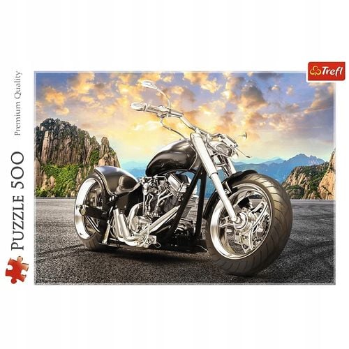 puzzle 500 czarny motocykl 37384 na Arena.pl