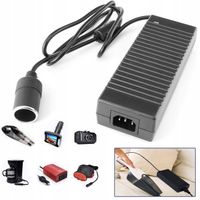 ADAPTER SIECIOWY AUTO, PRZETWORNICA NAPIĘCIA OD 100 DO 240 V NA 12 V/10 A