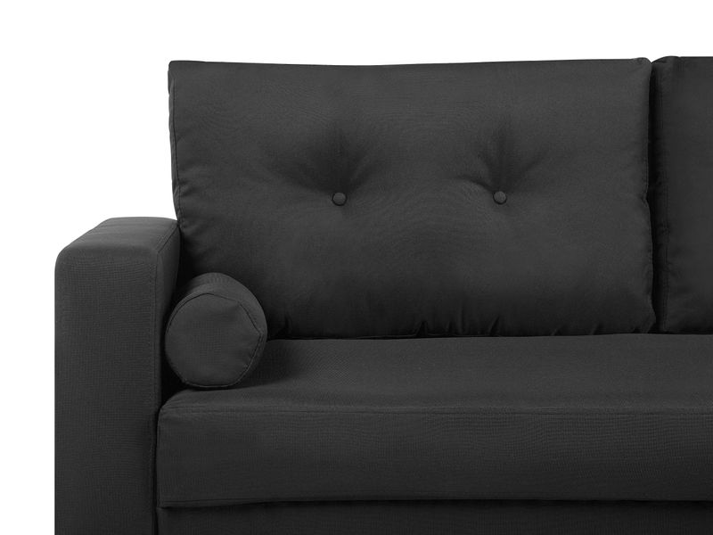 Sofa 2-osobowa czarna KALMAR zdjęcie 5