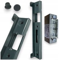 KASETA ELEKTROZACZEPU WĄSKA 40X17 ANTRACYT OBUDOWA ELEKTROZAMKA