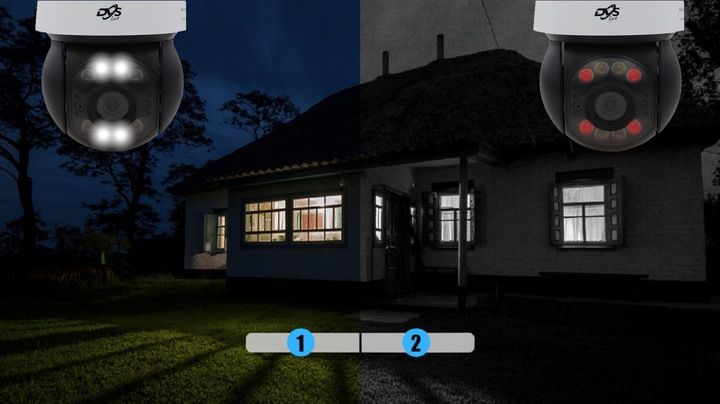 KAMERA WIFI OBROTOWA SMART 8Mpx UHD 4xZOOM MIKROFON GŁOŚNIK ZEWNĘTRZNA DVS zdjęcie 2