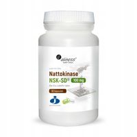Aliness Nattokinase NSK-SD NATTOKINAZA gęsta krew Prawidłowy przepływ krwi