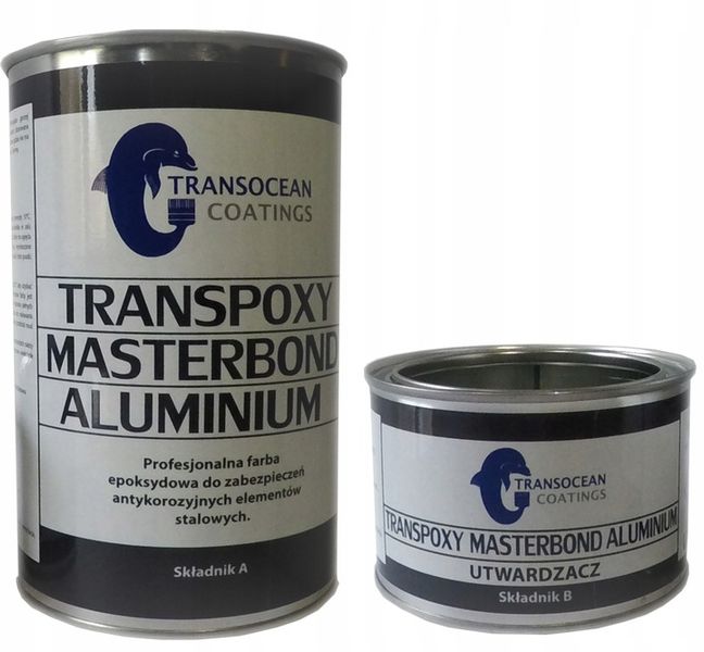 Farba epoksydowa Transpoxy Masterbond Aluminium 1L zdjęcie 1