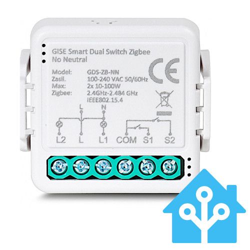 GISE SMART PODWÓJNY MODUŁ ZIGBEE 100-240V TUYA GDS-ZB-NN na Arena.pl