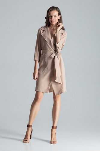 Sukienka Model M680 Beige - Figl Beżowy M na Arena.pl