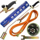 PALNIK GAZOWY 85cm DO OPALANIA PAPY DEKARSKI DYSZA 60mm WĄŻ 5M