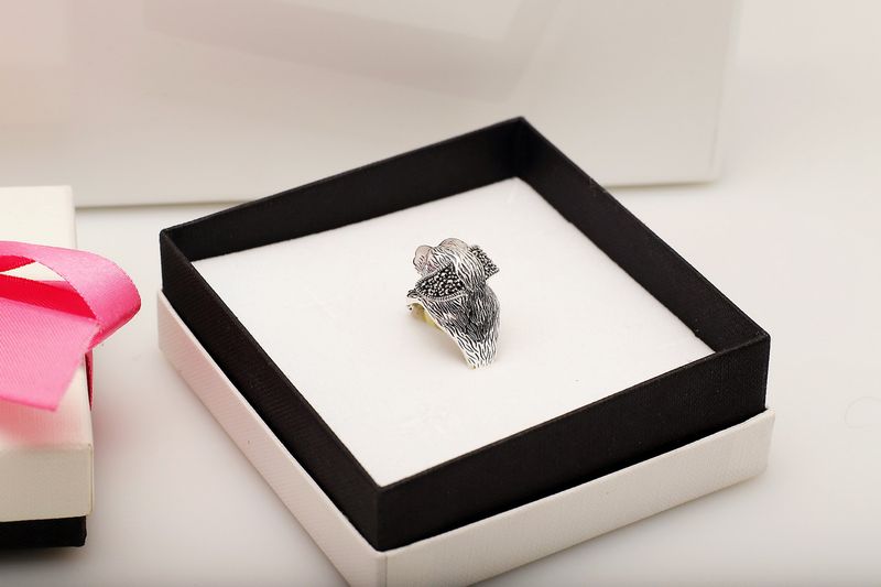 Srebrny pierścionek Staviori zdjęcie 7