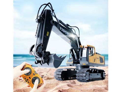 Koparka na gąsienicach sterowana na pilota RC0599 na Arena.pl