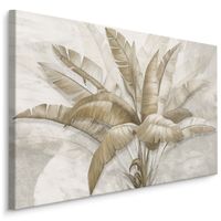Obraz Do Salonu Abstrakcja Drzewo Bananowca Liście Natura 120cm x 80cm