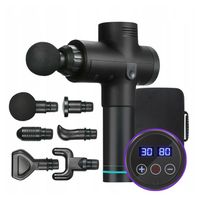 Pistolet do Masażu MG02PRO BLACK czarny ręczny masażer wibracyjny