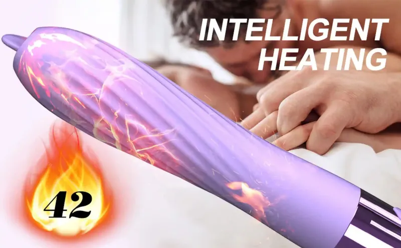 Wibrator-Silicone Vibrator USB, 10 vibration modes, Heating zdjęcie 3