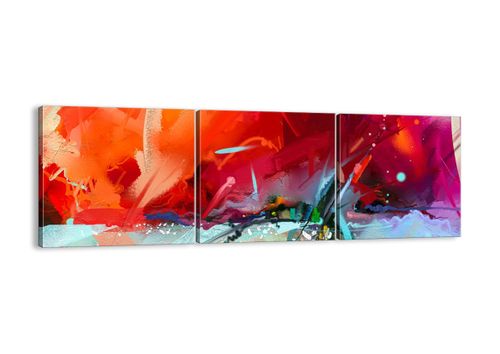 Obraz Na Płótnie - Kompozycja Dynamika - 150X50 Cm - Ca150X50-4036 na Arena.pl