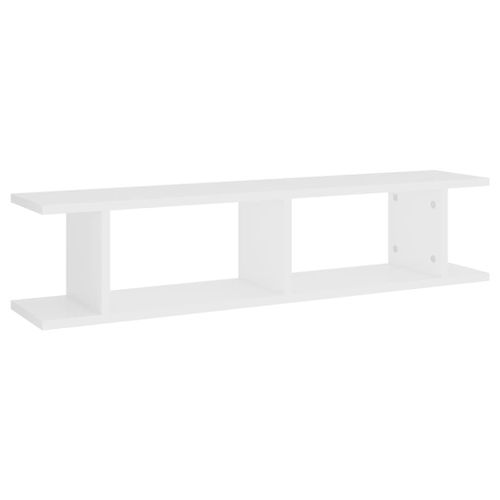 Półki ścienne 2 szt. białe 90x18x20cm VidaXL na Arena.pl