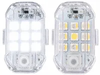 2x Lampa stroboskopowa led bezprzewodowa 7 kolorów światła pilot