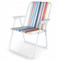 Krzesło TURYSTYCZNE składane plażowe ogrodowe balkonowe kempingowe kolorowe