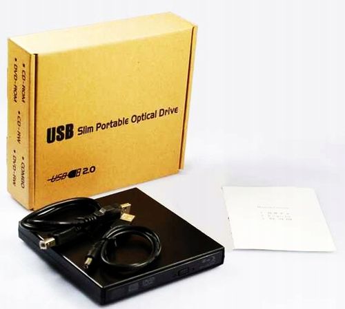 Napęd CD-R/RW/DVD-ROM Nagrywarka Zewnętrzna USB na Arena.pl