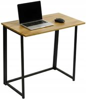 BIURKO SKŁADANE LOFT INDUSTRIALNE LEKKIE STOLIK NA LAPTOPA NOWOCZESNE