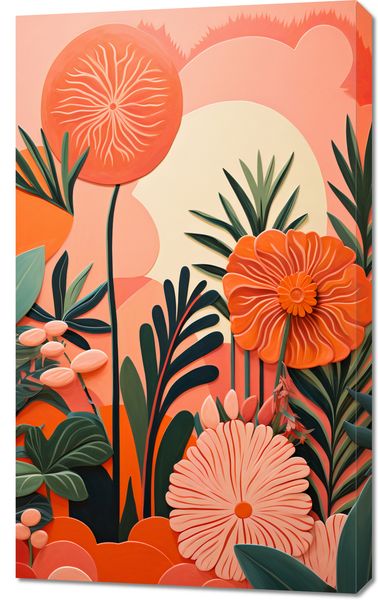 Obraz 60x100cm Koralowy Ogród zdjęcie 1