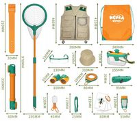 ZESTAW PODRÓŻNIKA SIATKA NA MOTYLE ŁAPANIA OWADÓW