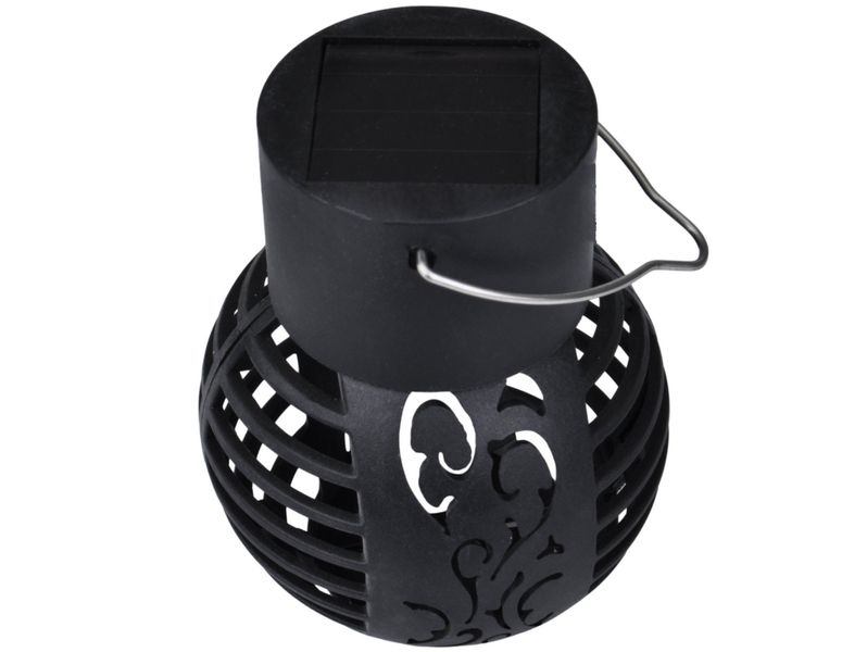 Lampa ogrodowa solarna lampion wisząca kula lampka  9x7 wzór 2 zdjęcie 9