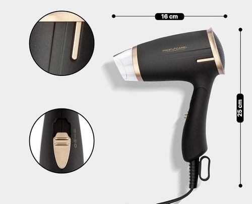 SUSZARKA DO WŁOSÓW SKŁADANA Turystyczna MOCNA 1400W Zimny Nawiew na Arena.pl