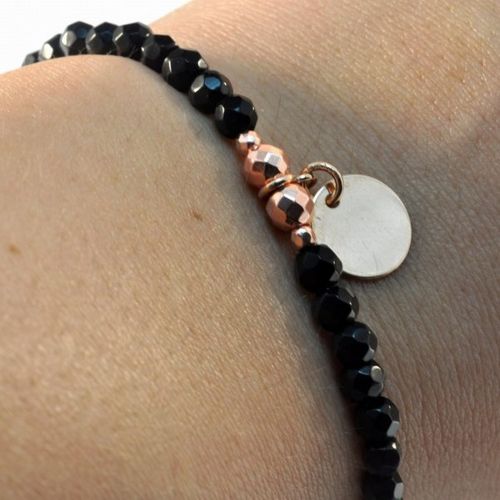 "Bransoletka ONYKS HEMATYT 925" na Arena.pl