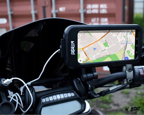 WODOSZCZELNY UCHWYT DO NAWIAGACJI TELEFONU I SAKWA DO KIEROWNICY HULAJNOGI na Arena.pl