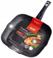 Patelnia grillowa nieprzywierająca non-stick Berretti TIVANO 28cm BR-5999