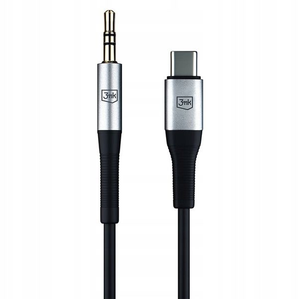 3mk Kabel AUX Cable minijack 3,5 mm - USB C 1 m zdjęcie 10