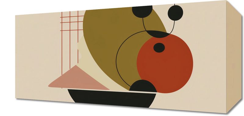 Obraz 40x20cm Geometryczny Balans zdjęcie 1