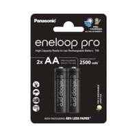 2x akumulatorki R6 / AA Panasonic Eneloop PRO NEW 2500mAh BK-3HCDE/2BE